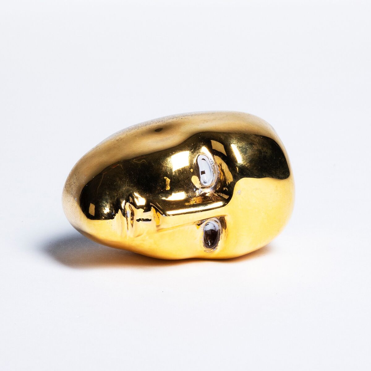 Brains When We Dance skulptur, guld