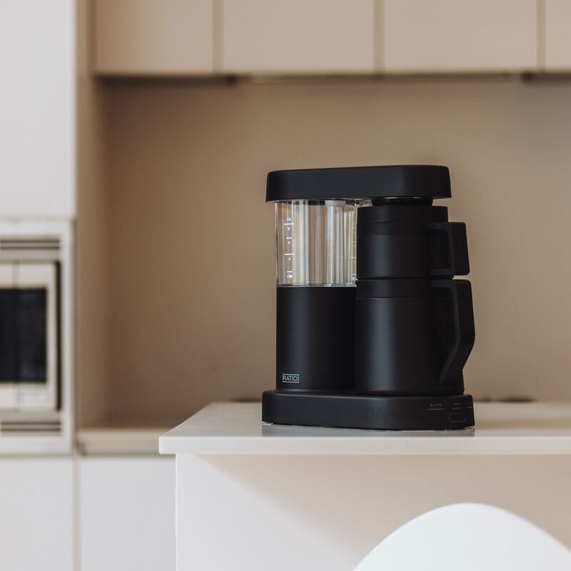 Six kaffebryggare 1,25 liter, mattsvart