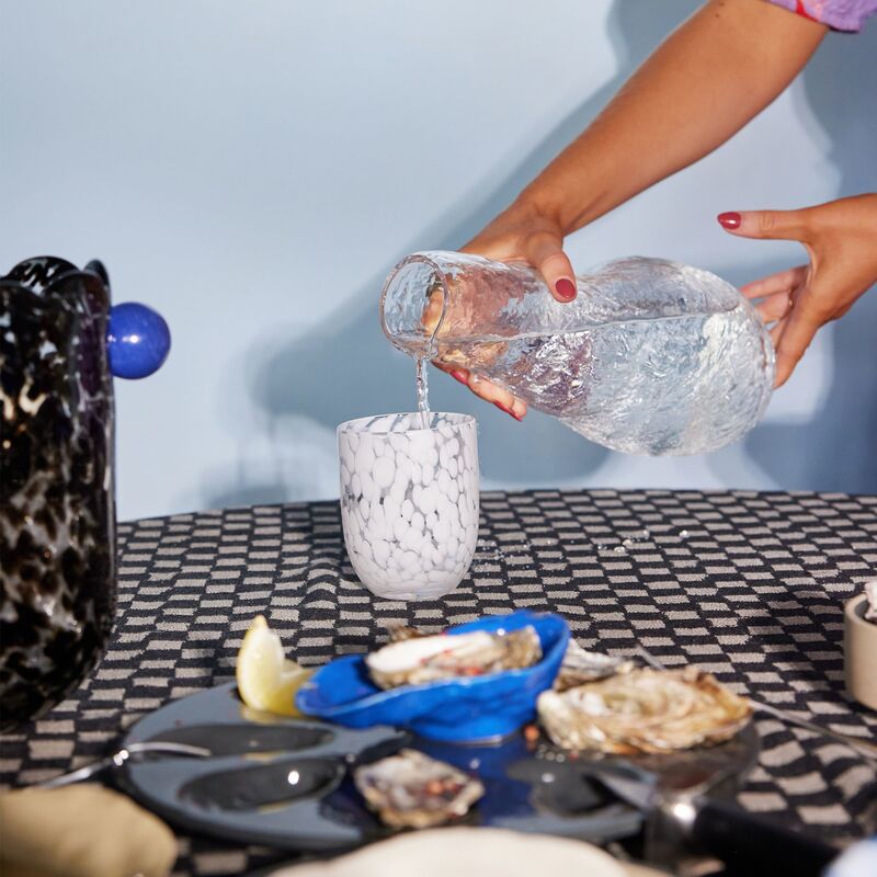 Messy juomalasi 30 cl 2-pakkaus, valkoinen