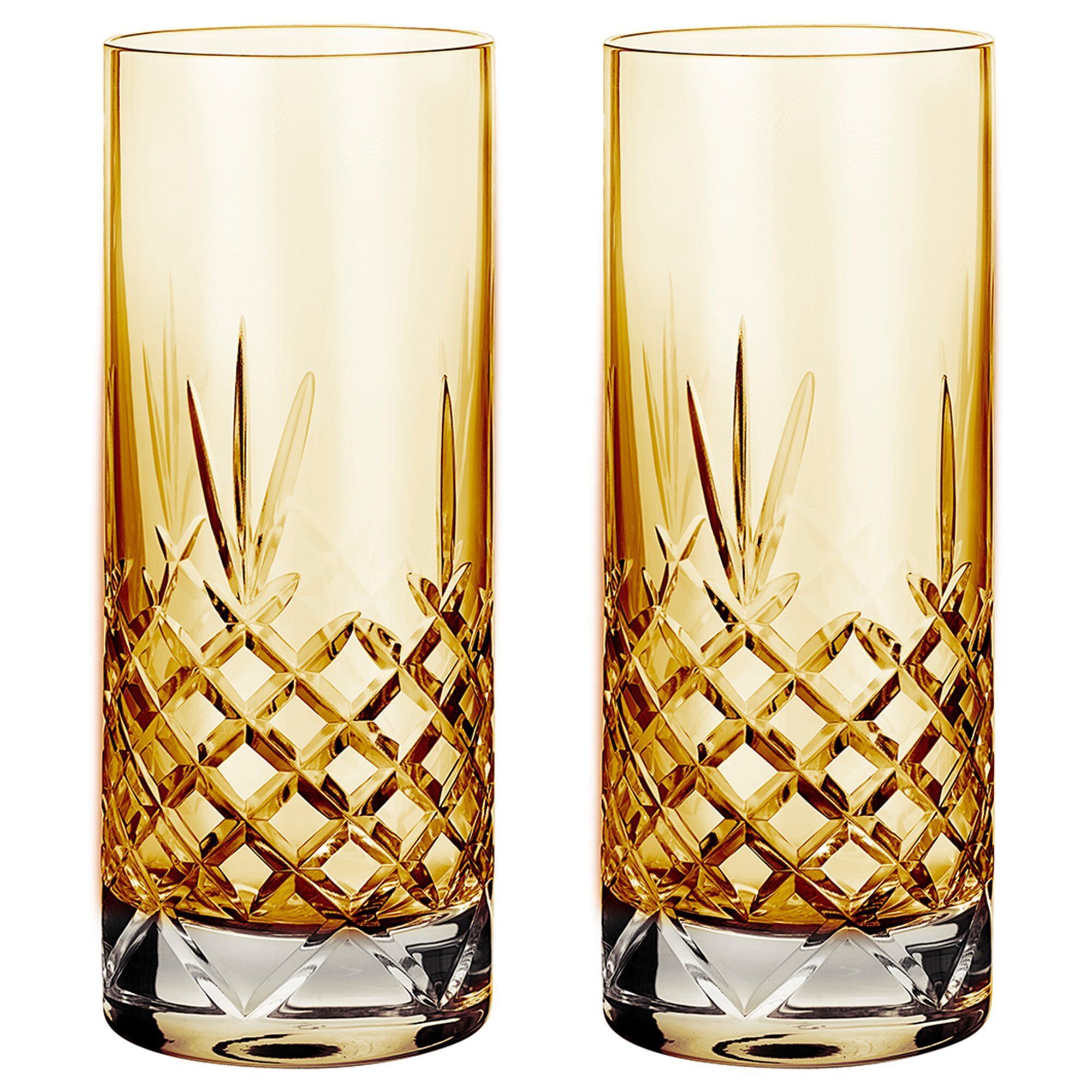 Frederik Bagger - Crispy Highball glass 37 cl 2 stk citrine