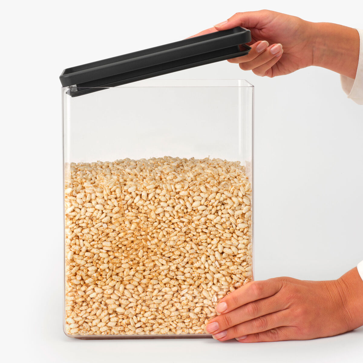 Tasty+ stabelbar beholder 5,4 liter, mørkegrå