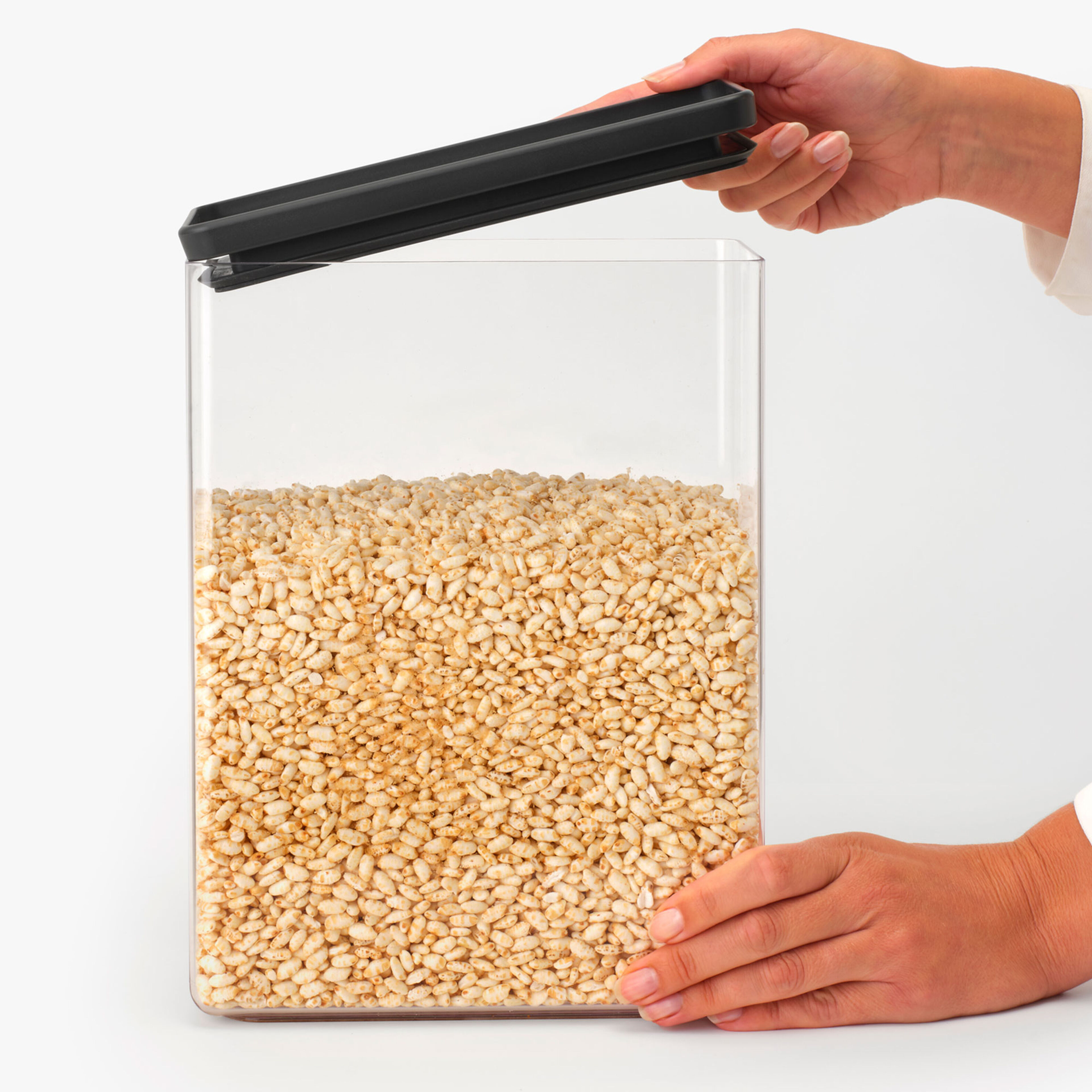 Tasty+ stabelbar beholder 5,4 liter, mørkegrå