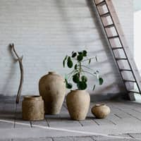 Luna vas 38 cm, beige