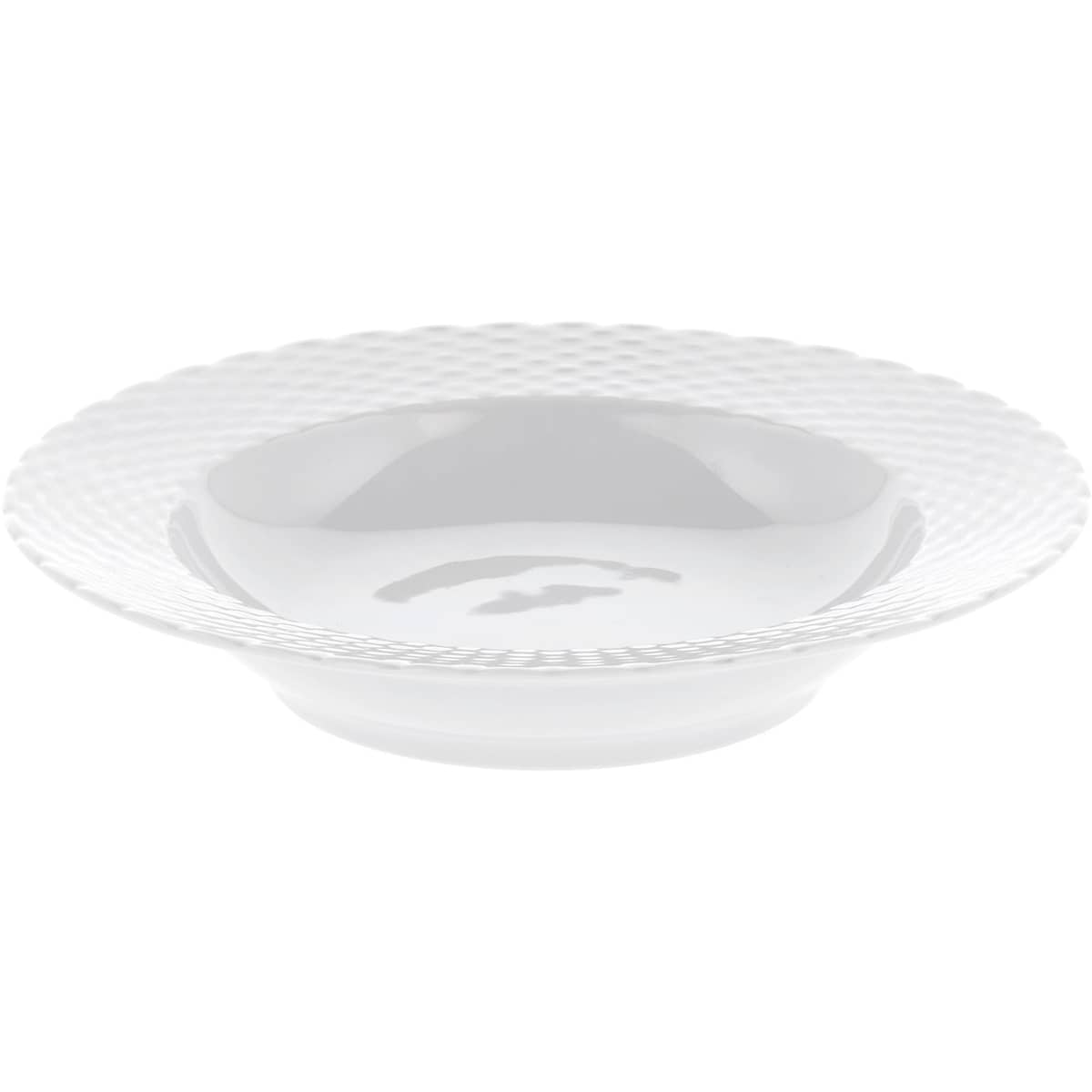 Basket dyb tallerken 23 cm, 60 cl, hvid