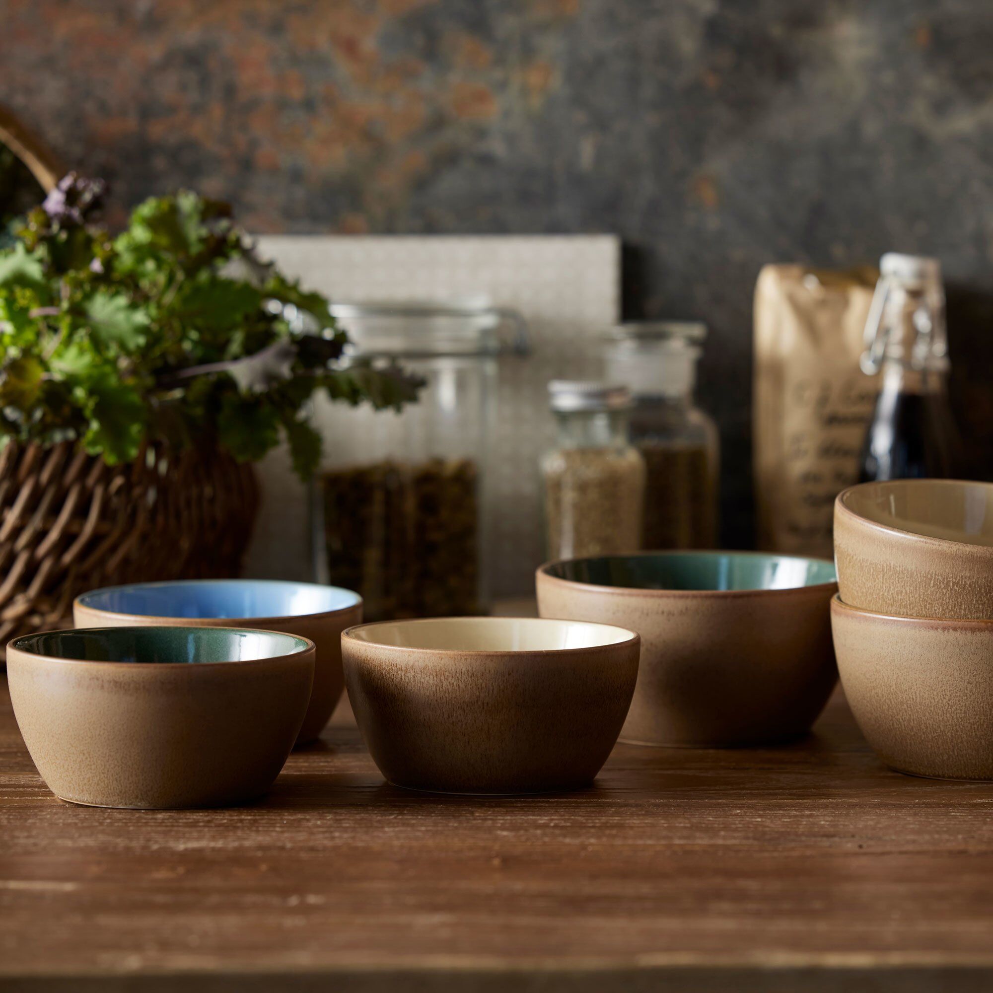 Alternativ bild 1 för Bitz Skål 12 cm, wood/ocean