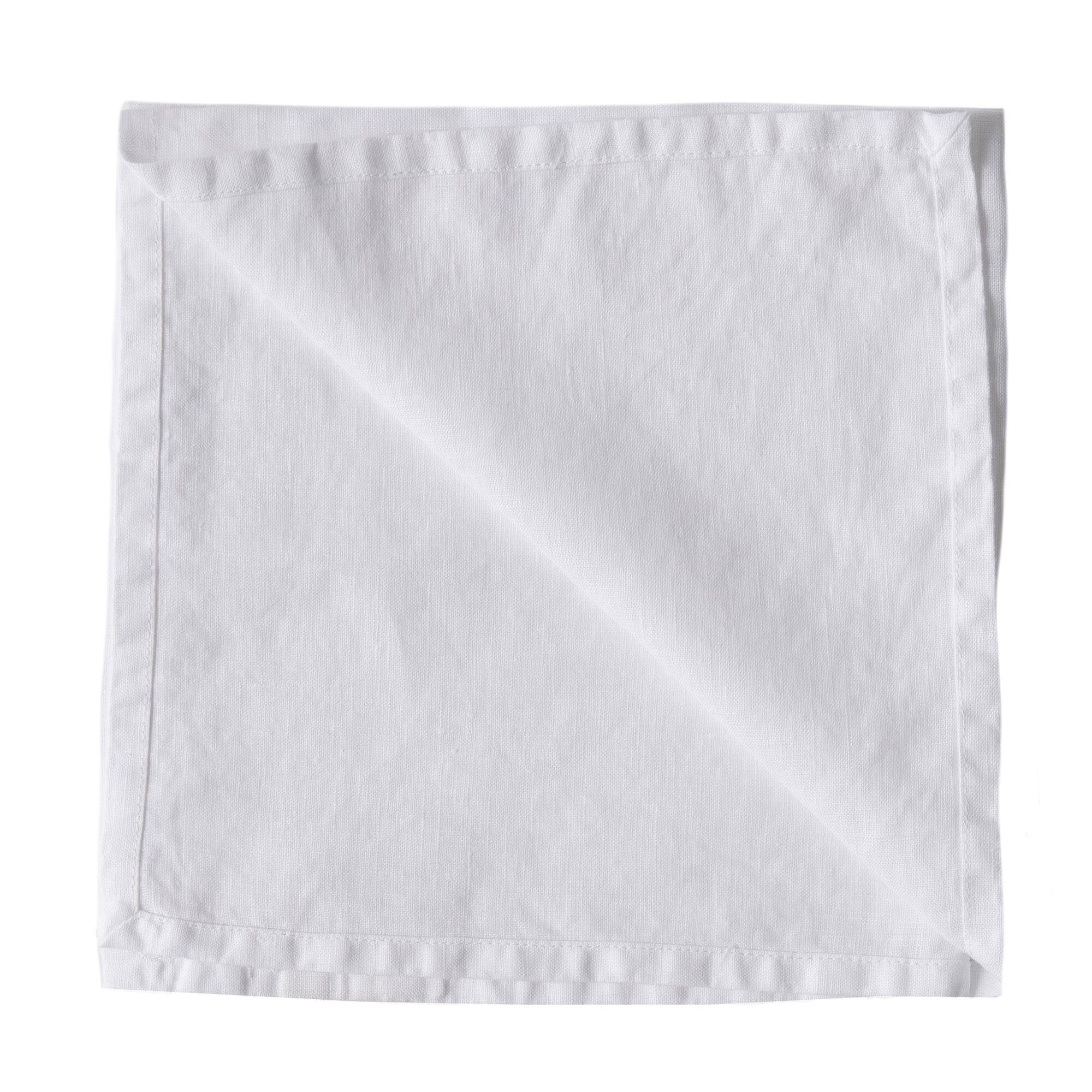 Serviett 45x45 cm, bleached white