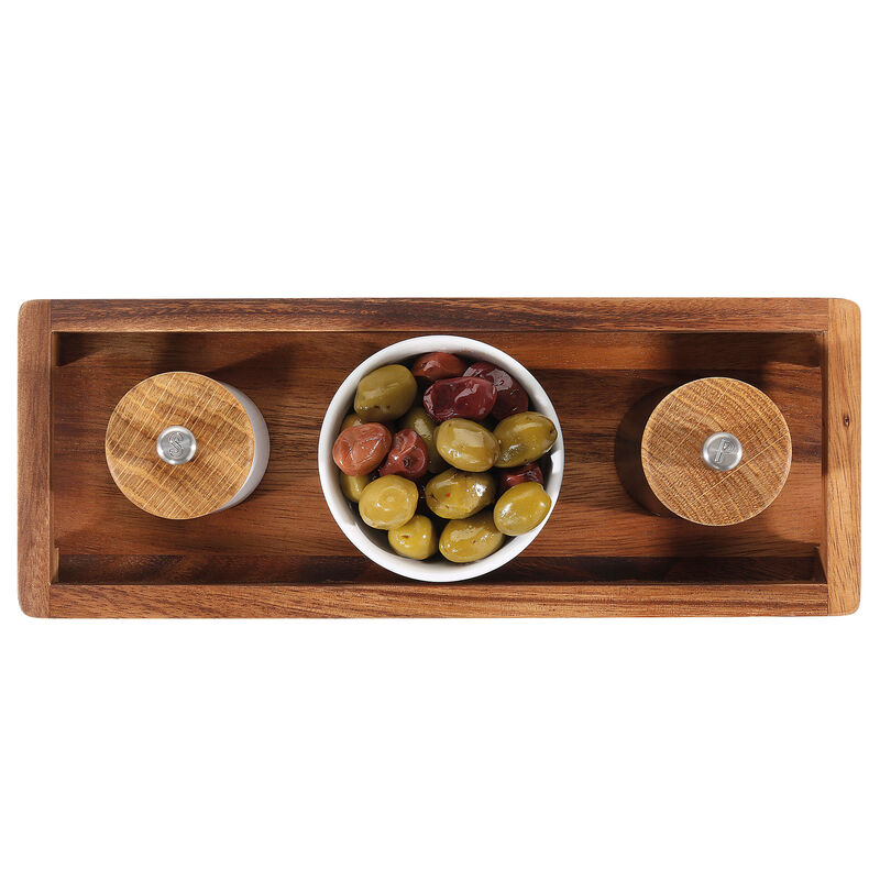 Zassenhaus Serveringsbakke 32x12x4,5cm, akacietræ