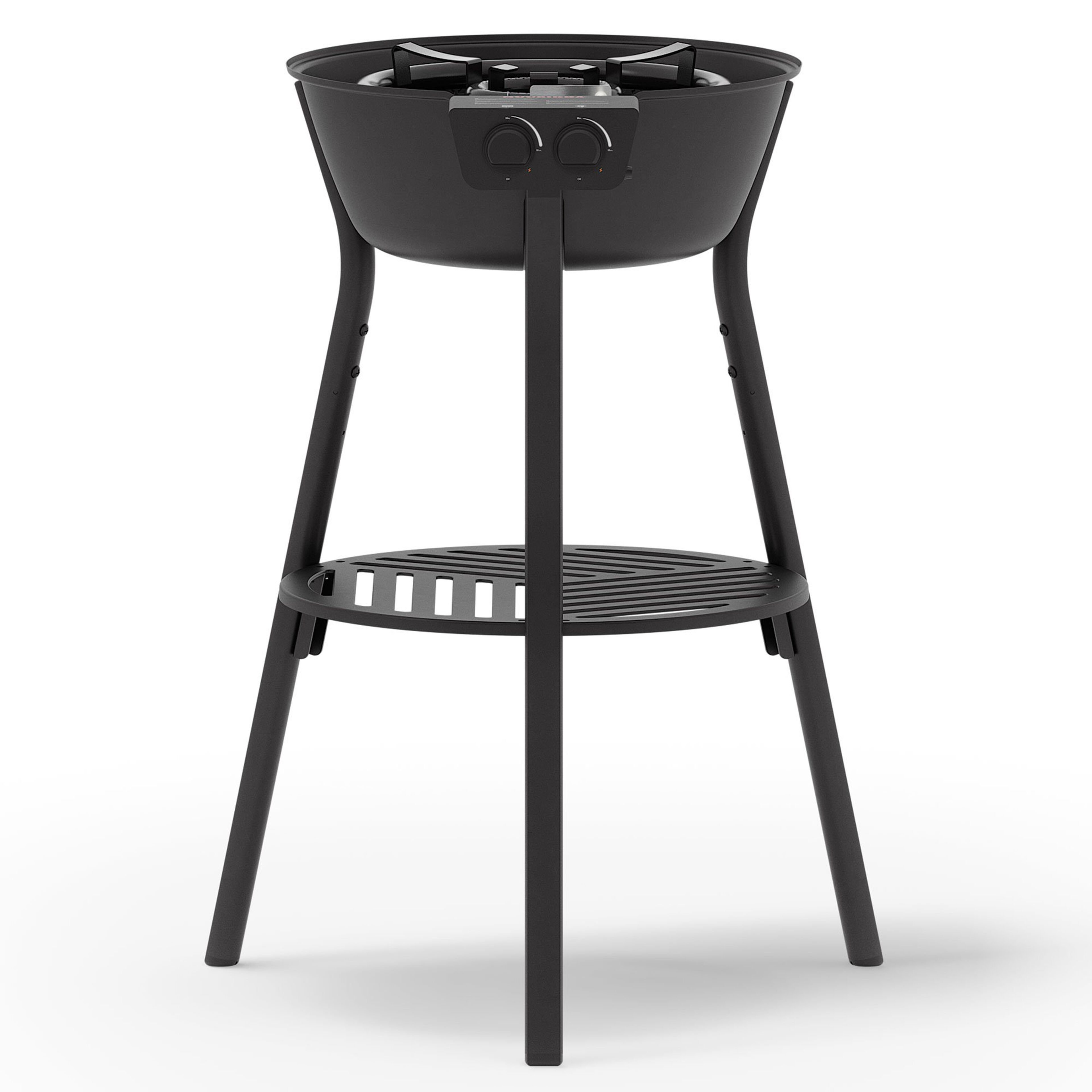 Gasolbrännare med stativ 48 cm, svart