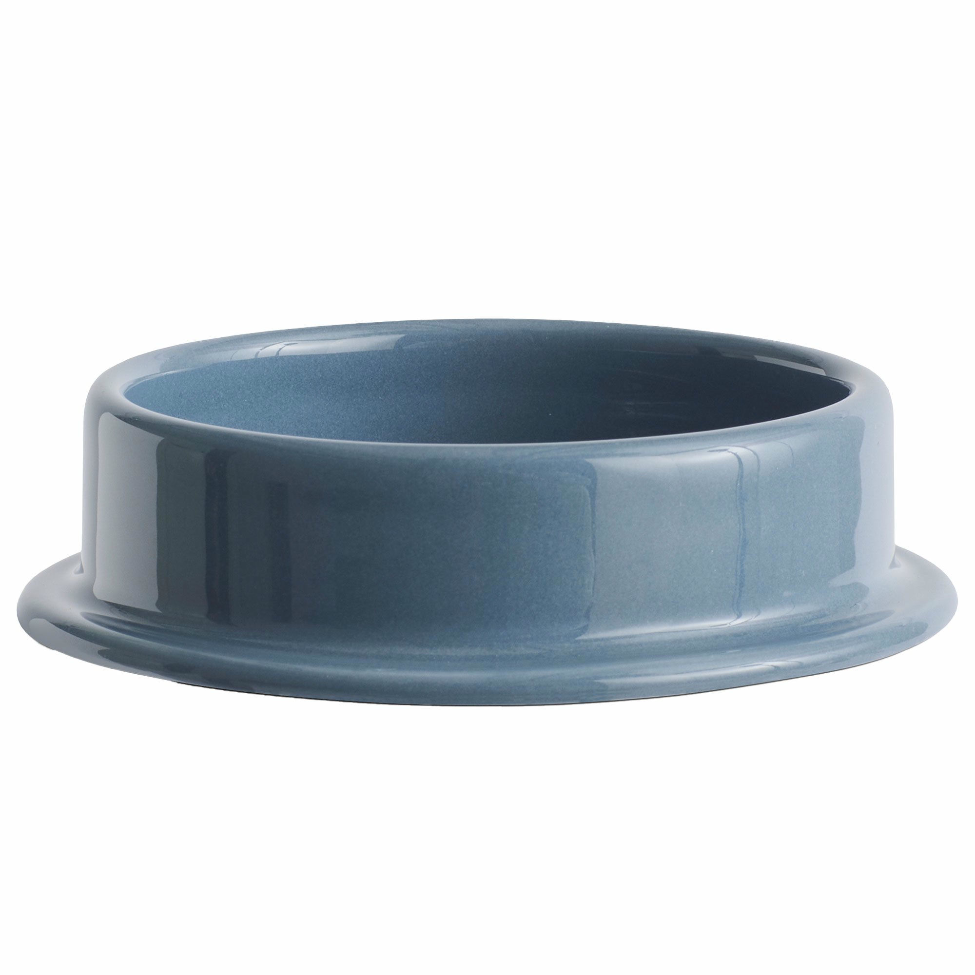 Produktfoto för HAY - Column Candleholder - Ljusstake - Dusty Blue - Medium - H3 x D11 x W11 cm