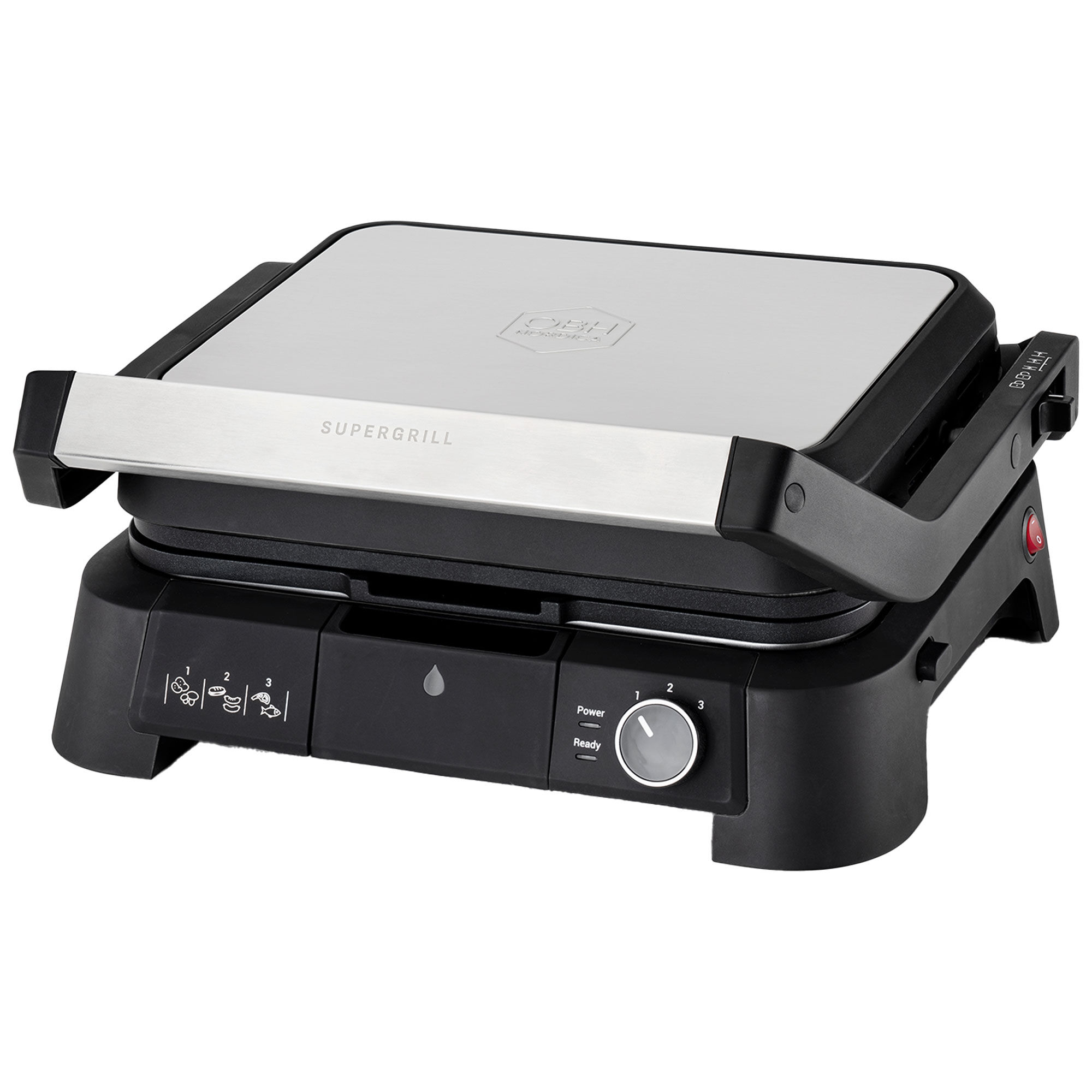 Obh nordica SuperGrill 3in1, rustfritt stål