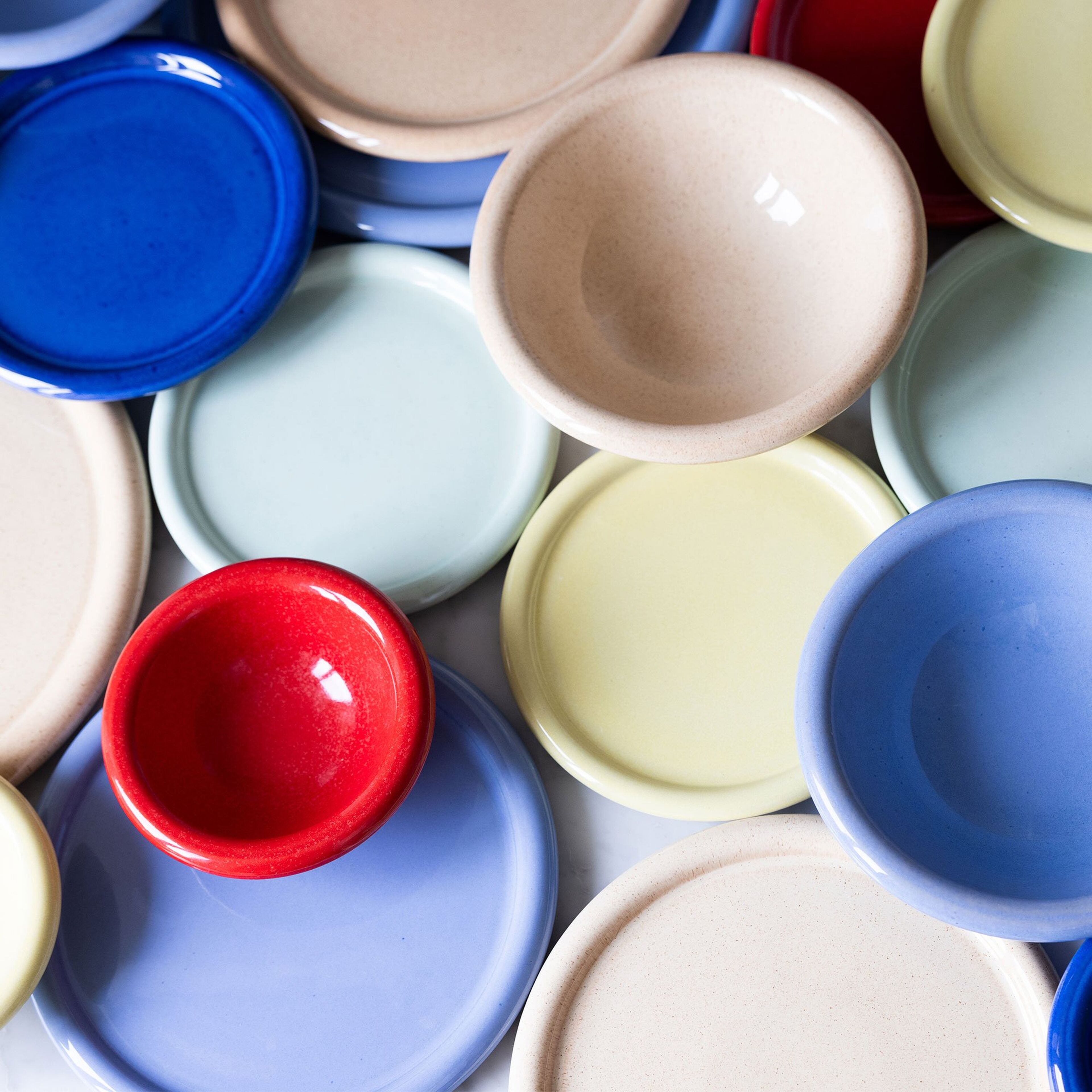 Porto Assiett, ljusblå