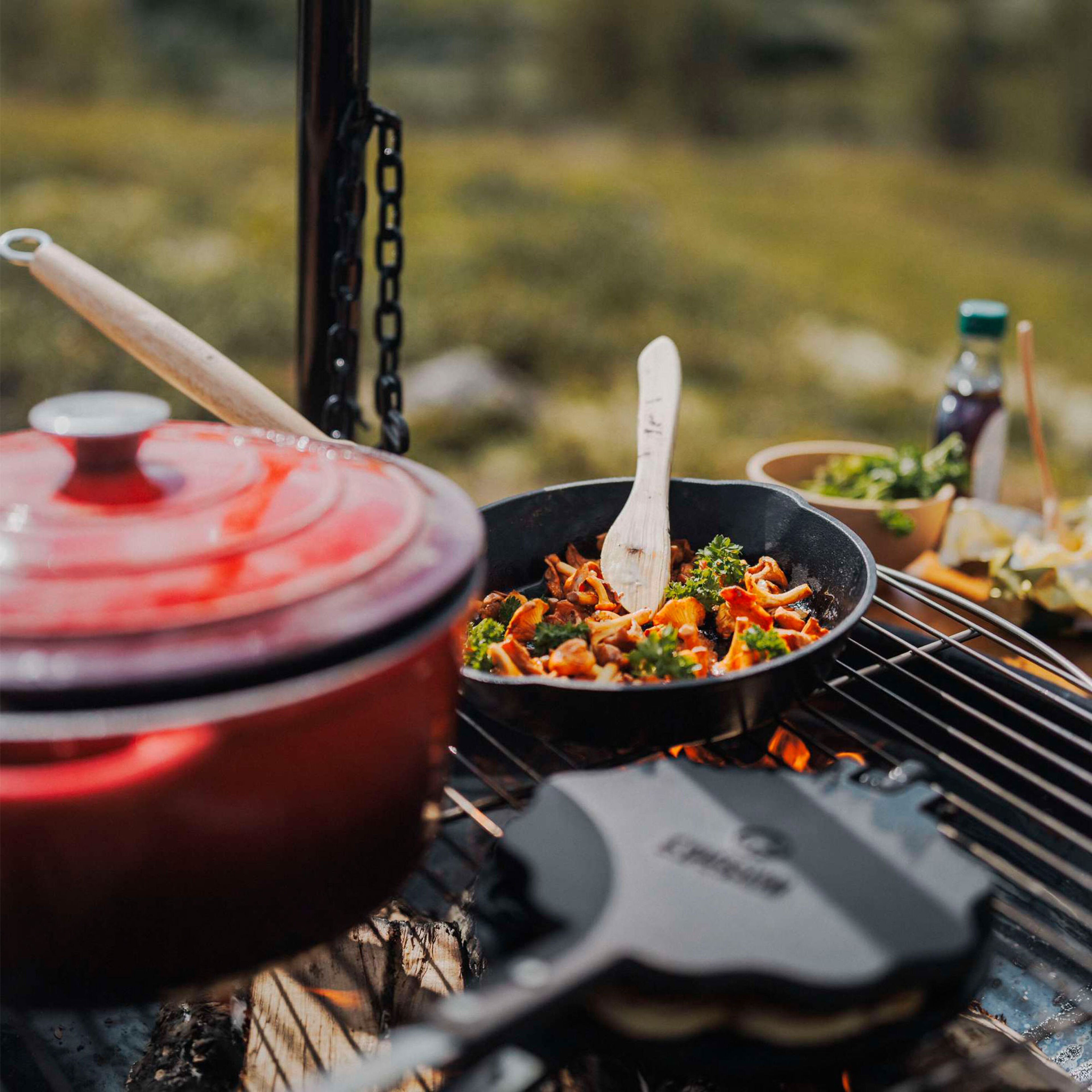 Stekepanne 18 cm, støpejern