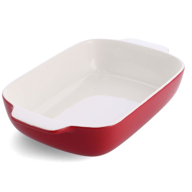 Ugnsform med lock 40x25x8,8 cm, röd