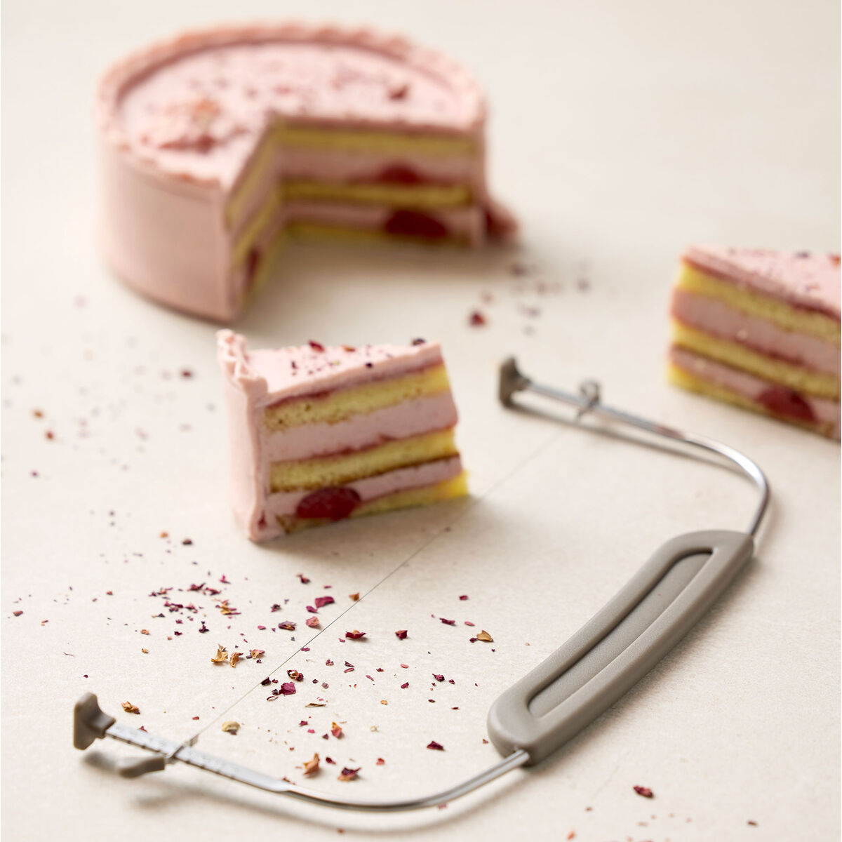 Blomsterbergsin säädettävä kakkupohjan jakaja