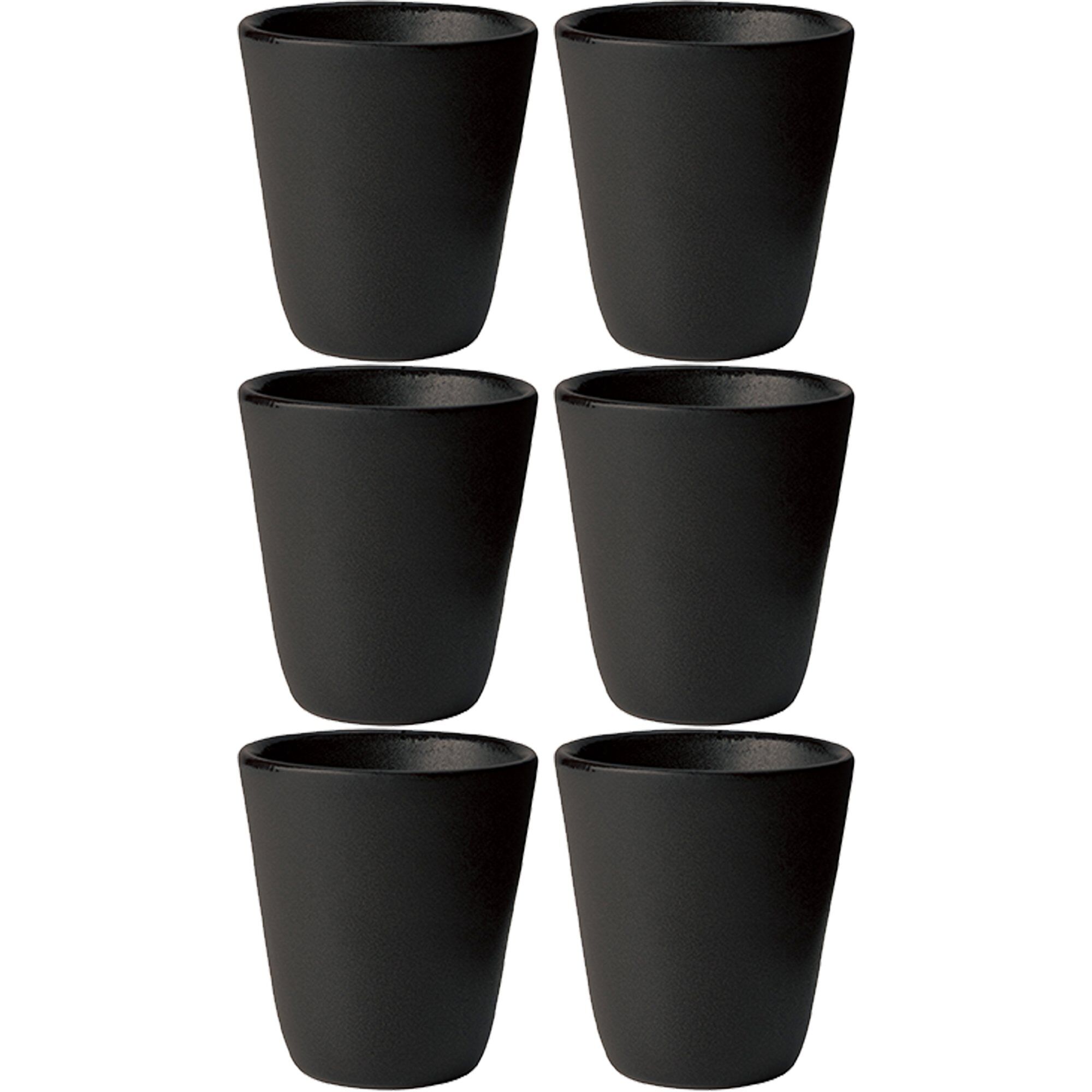 RAW mugg 6 st, titanium black