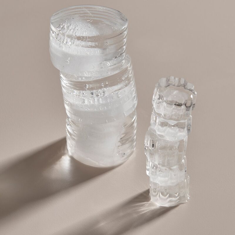 Kosta Boda Viva Iskubsform 4 stk, havblå