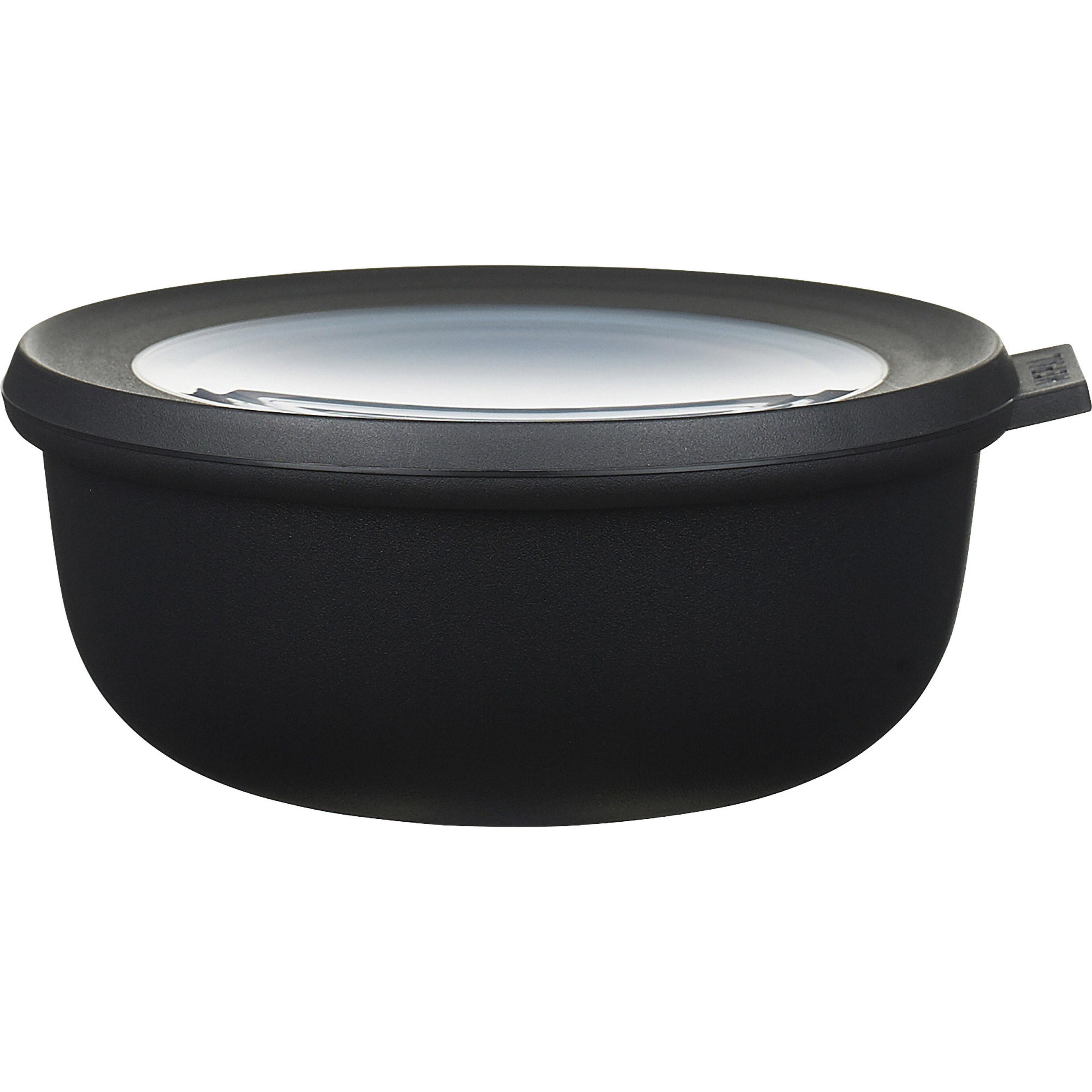 Skål med Lock Cirqula 750 ml Svart