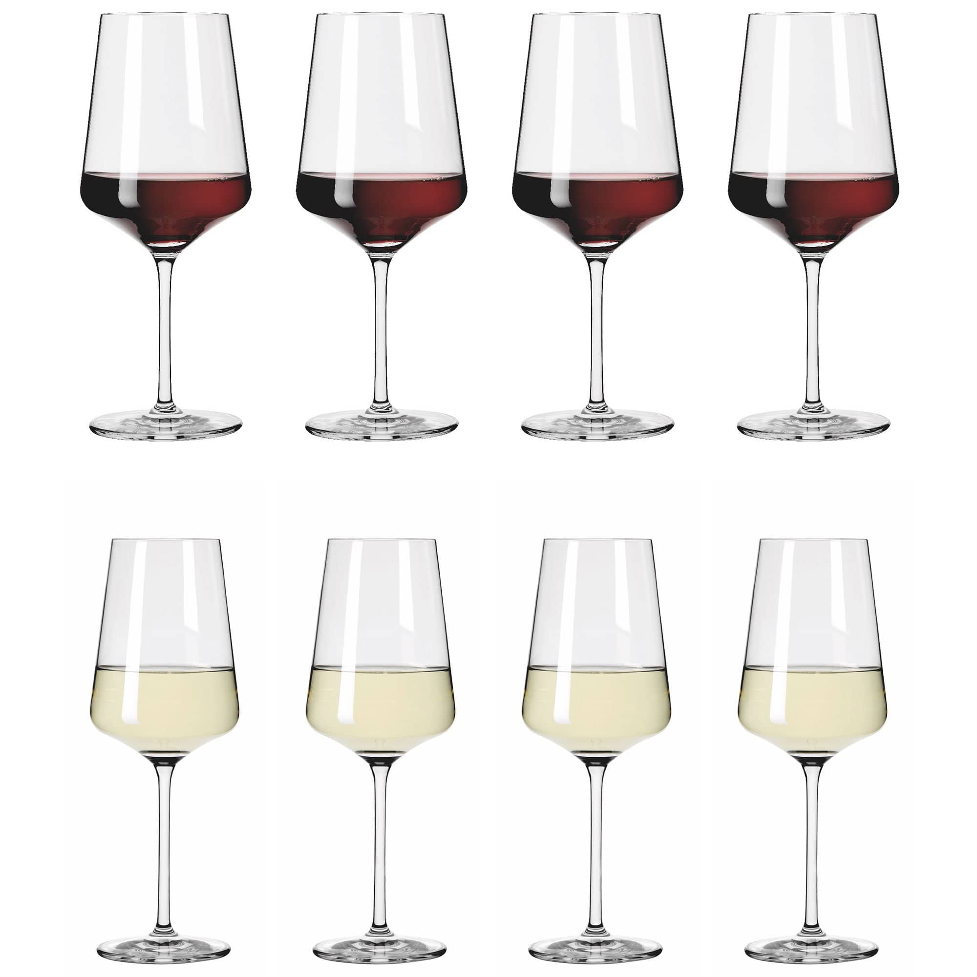 Lichtweiss rødvin/hvitvinsglass, 8-pack