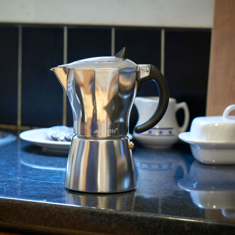 Mokabryggare 6 koppar, aluminium