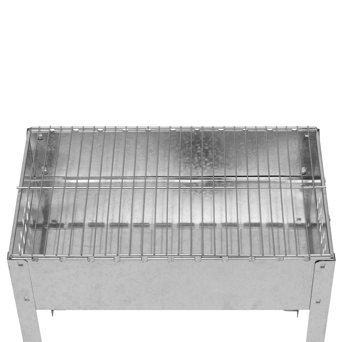 Kolgrill med grillspett