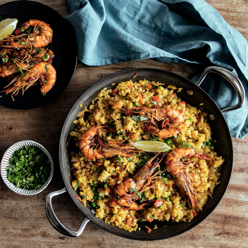 Samuel Groves Paellapande 30 cm, kulstål