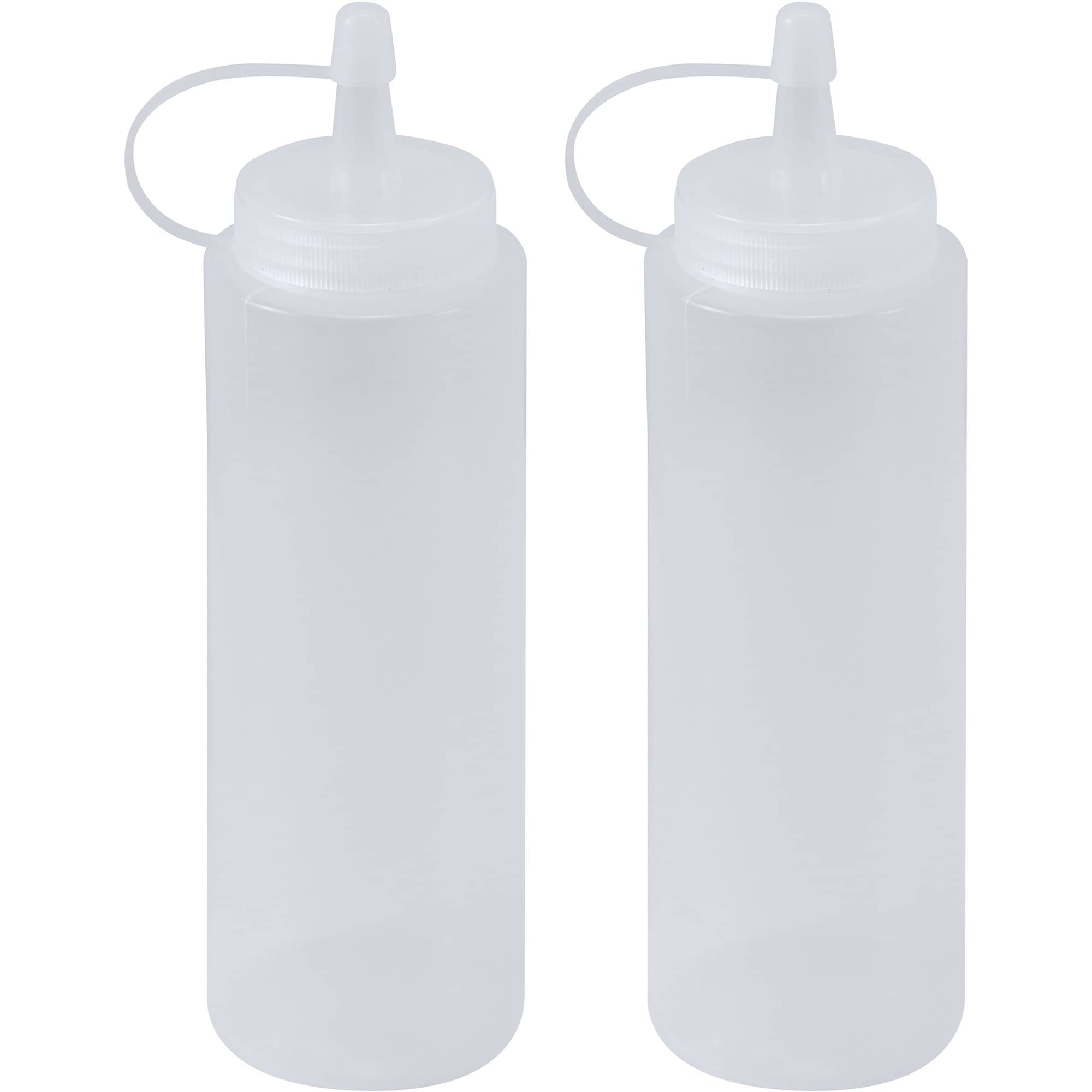 Squeeze flaske med låg 2-pak 260 ml