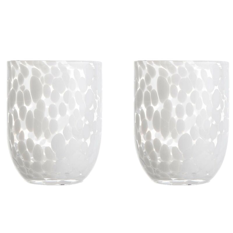 Messy juomalasi 30 cl 2-pakkaus, valkoinen