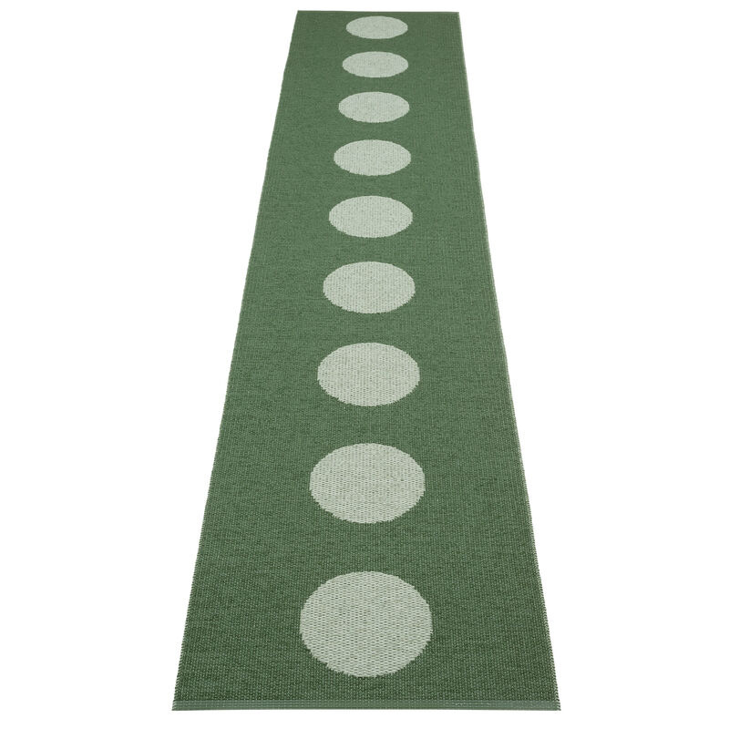 Pappelina Vera Pop Tæppe 70x360 cm, Leaf/Misty Mint