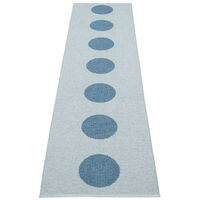 Pappelina Vera Pop -matto 70 × 280 cm, river/blue fog