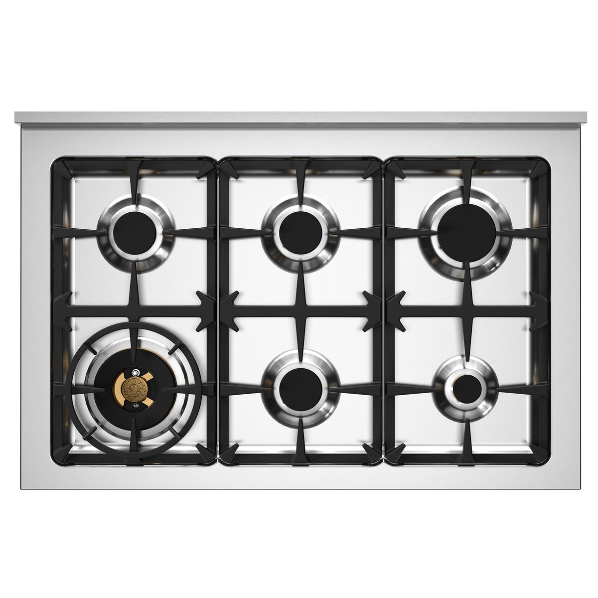 PRO96L1EGIT Professional gaskomfur med ovn, 90 cm, gul