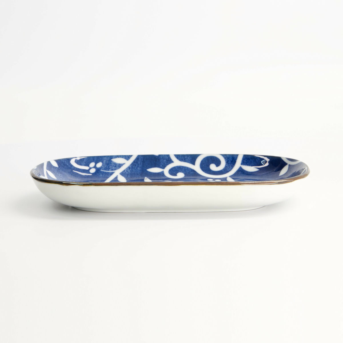Blue Karakusa soikea lautanen