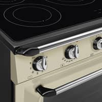 Victoria TR90IM induktionsspis 90 cm, creme