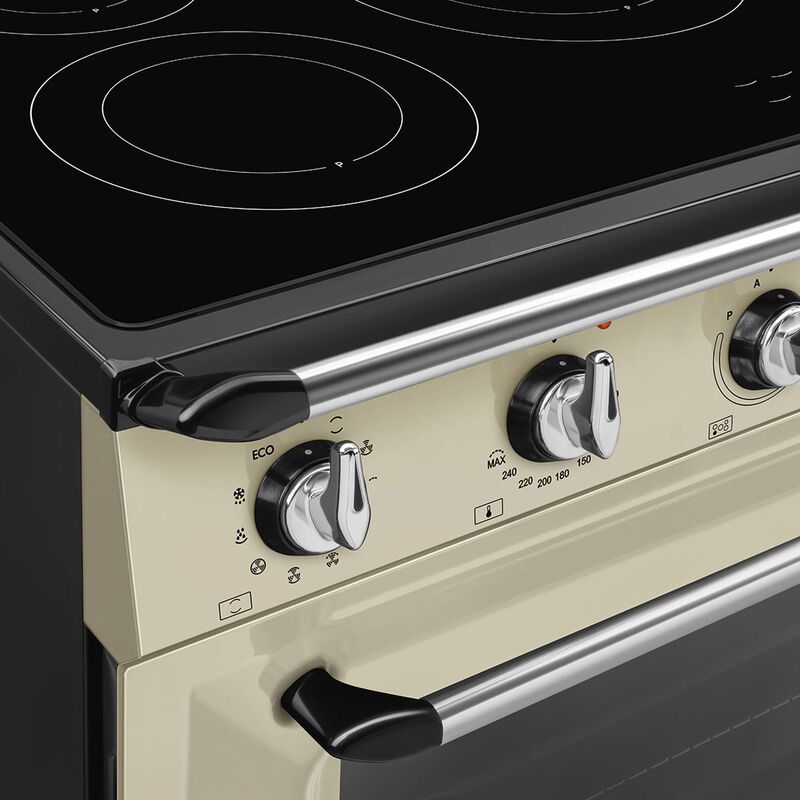 Induksjonskomfyr Victoria TR90IMP 90 cm, creme