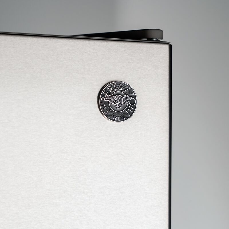 Professional fristående køle-/fryseskab 186 cm, rustfrit stål