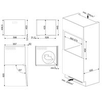 Classic sisäänrakennettava viinikaappi 45 cm 20 pulloa, ruostumaton teräs