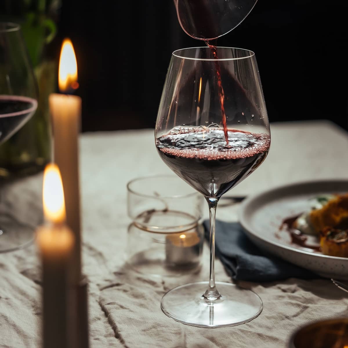 Hi-Lite Burgundy rödvinsglas 2-pack
