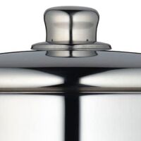 Gryde med låg 5,5 liter, rustfrit stål