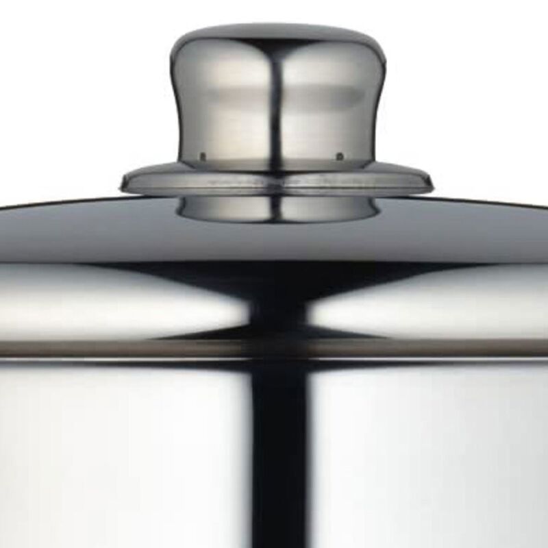 Gryde med låg 5,5 liter, rustfrit stål