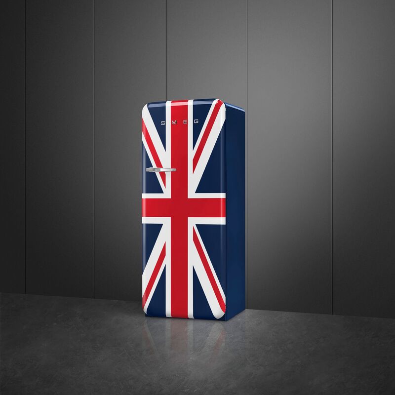 FAB28RDUJ6 Kylskåp Med Frysfack 153cm Högerhängd Union Jack