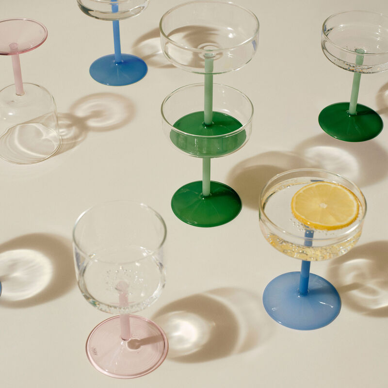 Hay Tint Vinglas Clear Jade L-Pink L-Pink 2stk