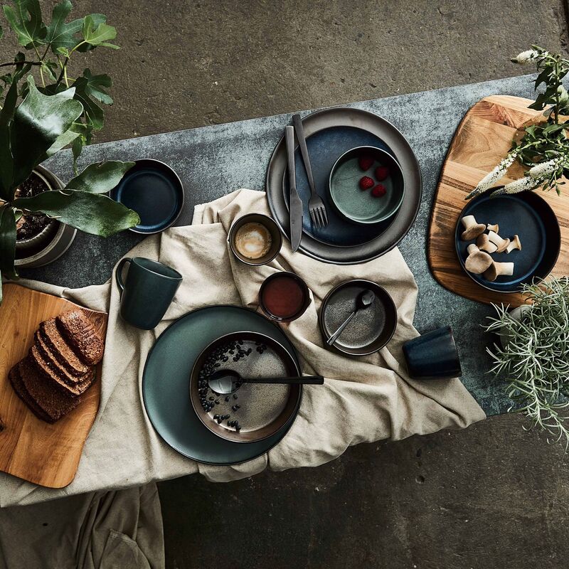 RAW skål, metallic brown, 6 stk.