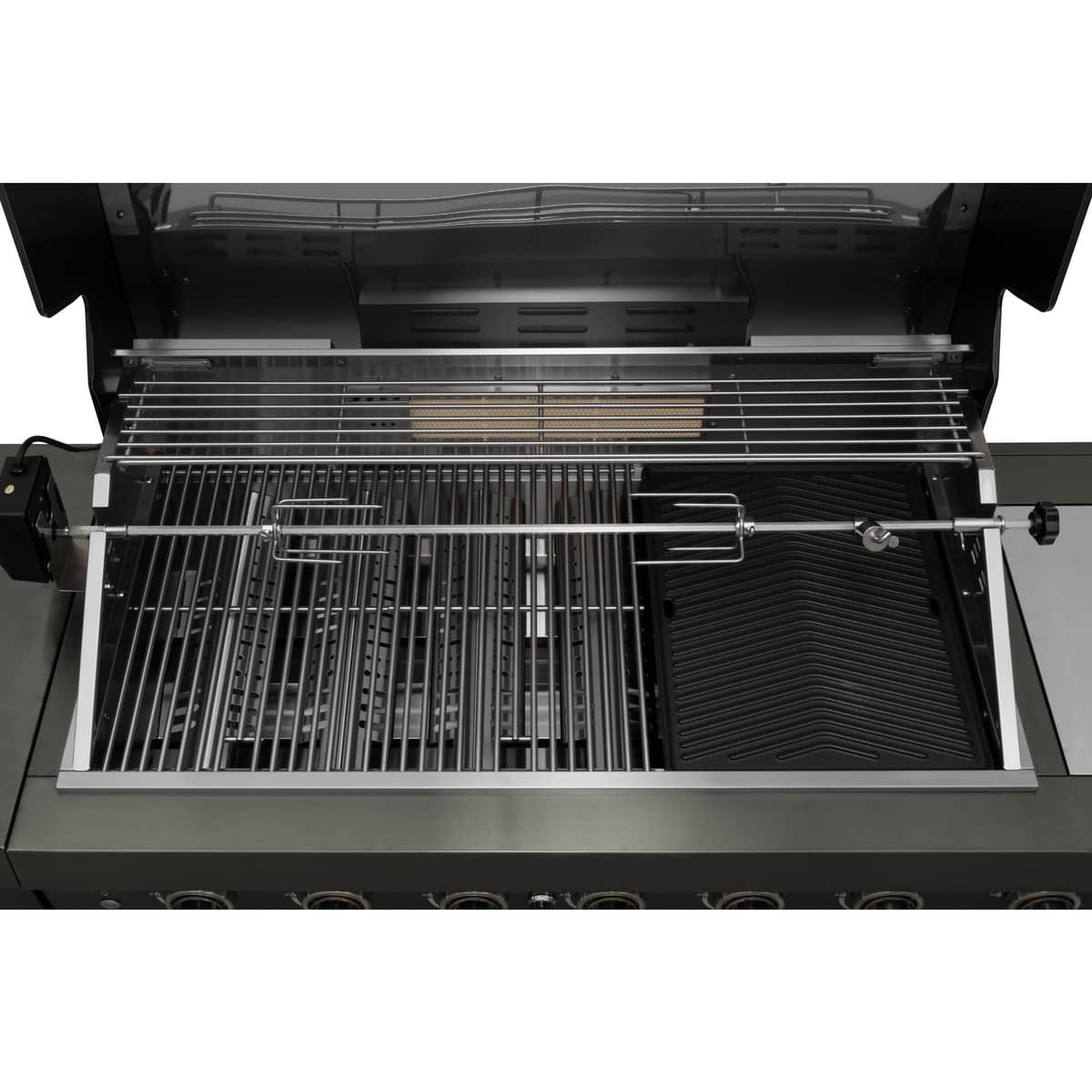 Gasgrill Black Diamond 6+2 sommerkøkken med køleskab og vandhane