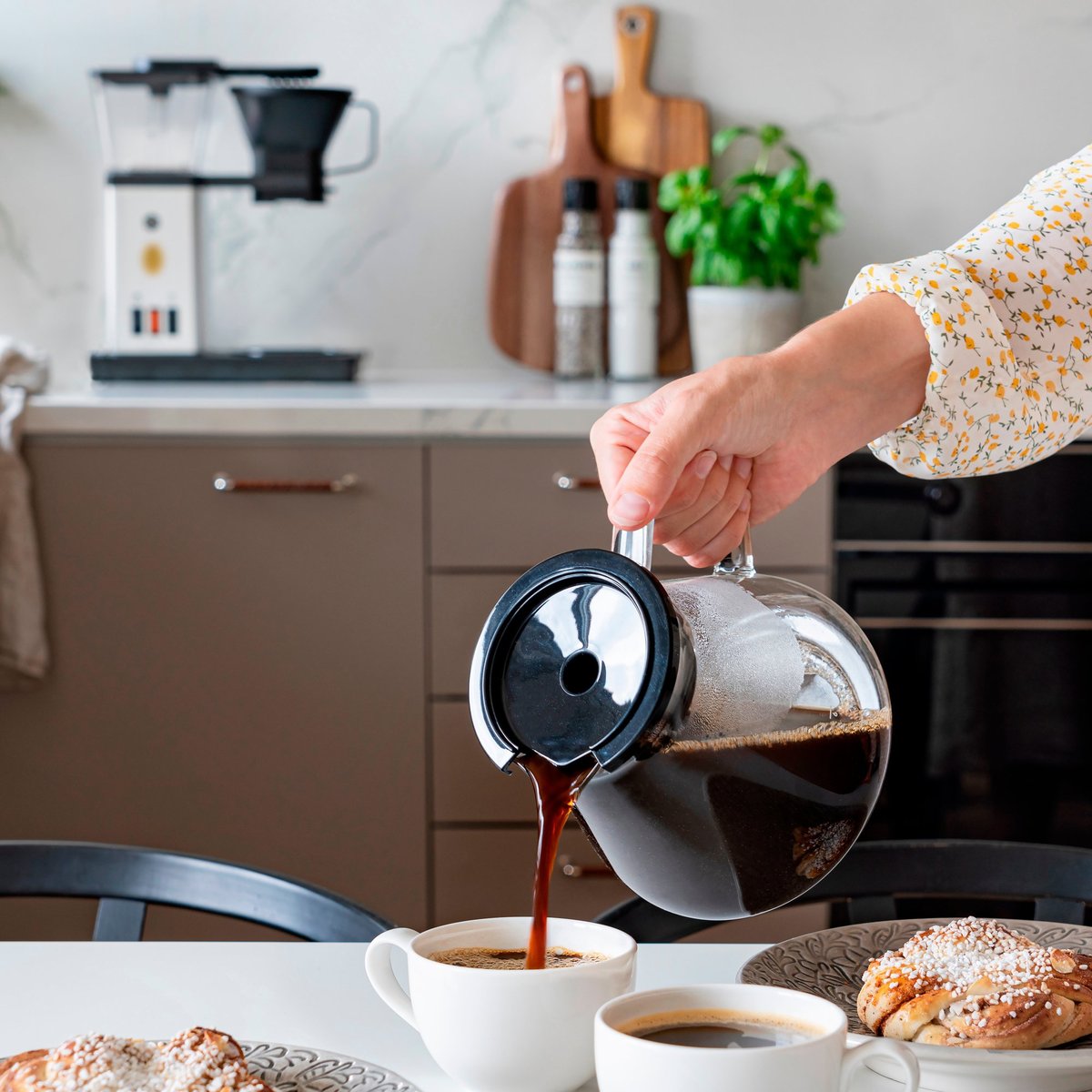 Blooming Coffee Maker 1,25 liter, sølv