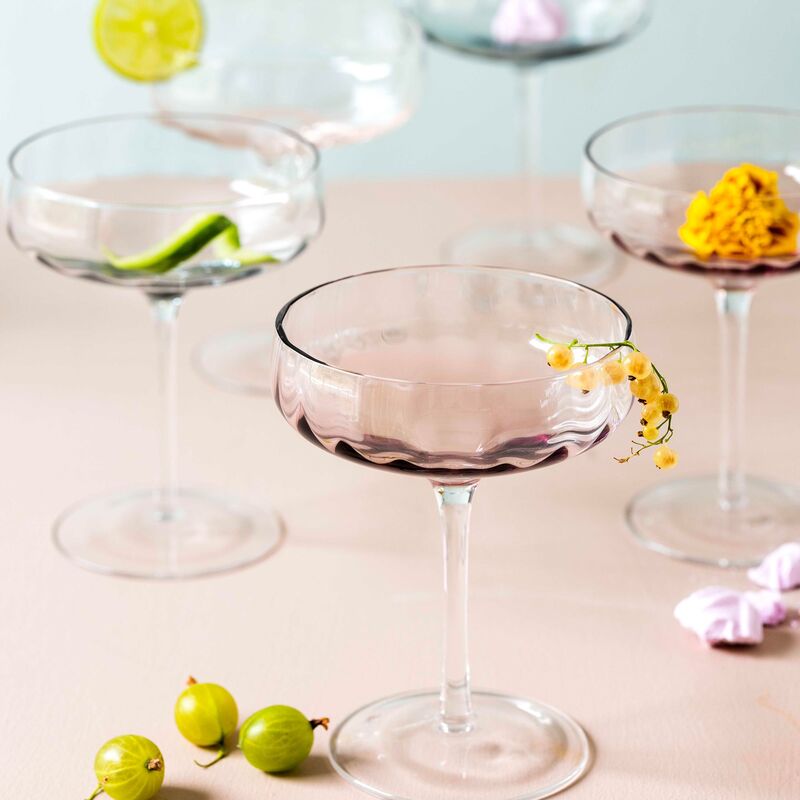 Champagne-/cocktailglass 30 cl, fersken