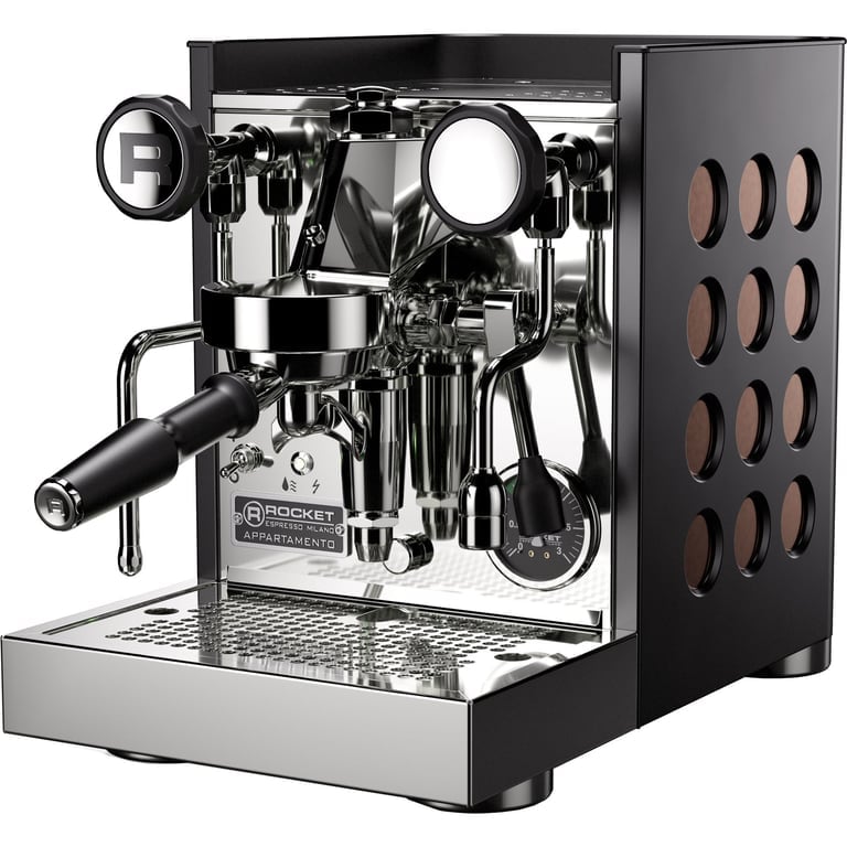 Appartamento TCA espressomaskin, svart/kobber