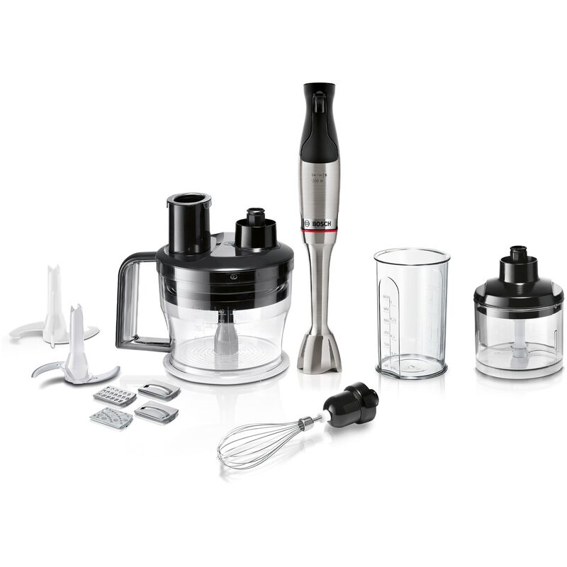 Serie 6 ErgoMaster MSM6M871 stavblender 1200 watt, rustfrit stål
