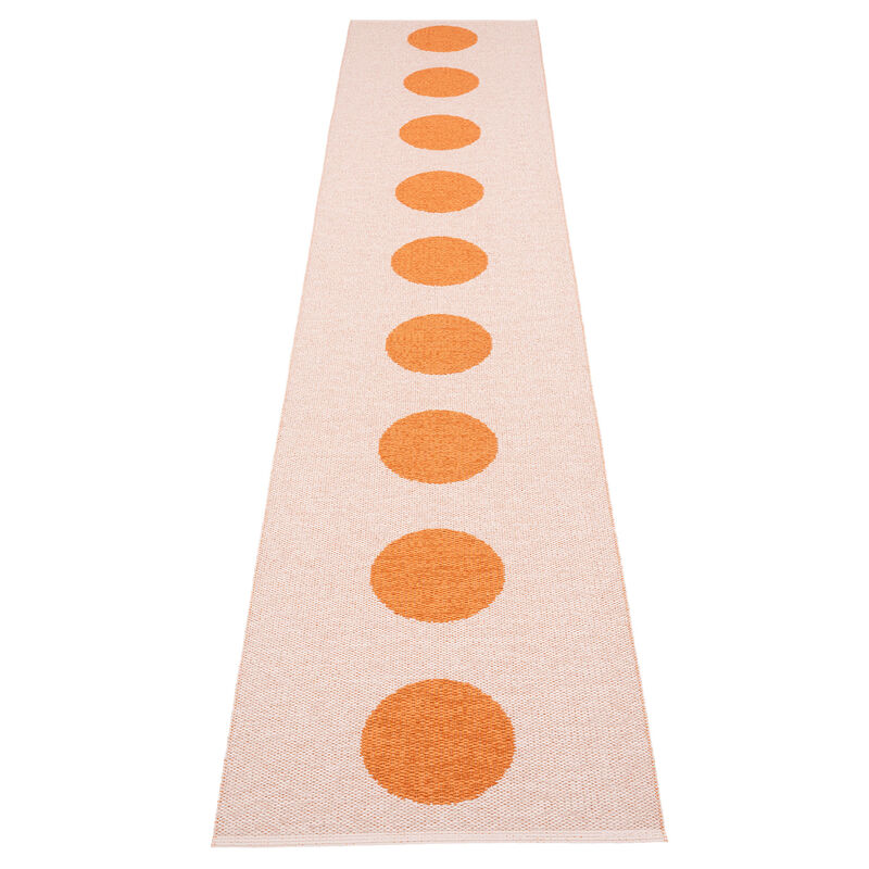 Pappelina Vera Pop Tæppe 70x360 cm, orange/pink