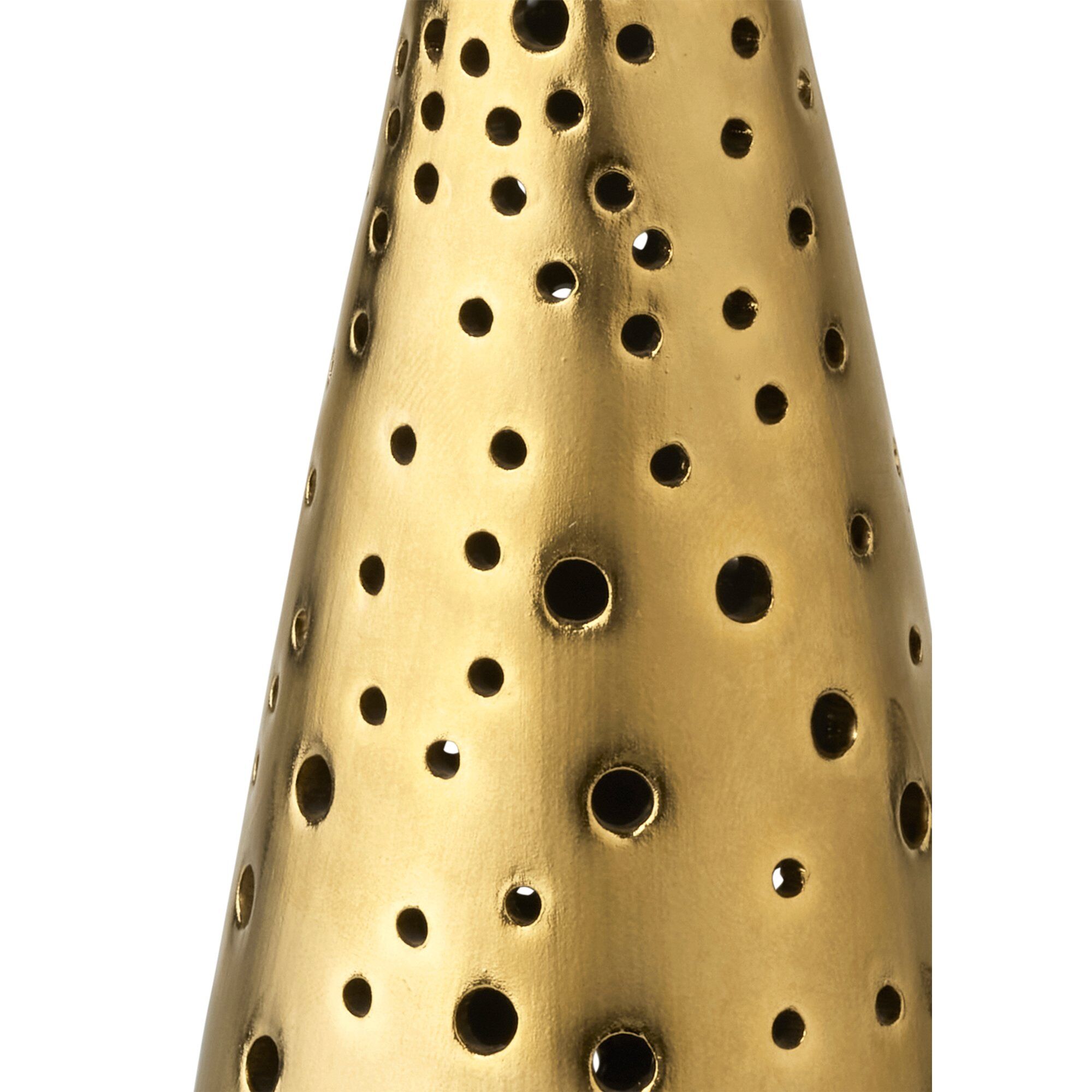 Alternativ bild 1 för Kähler Nobili ljuslykta guld, 25,5cm