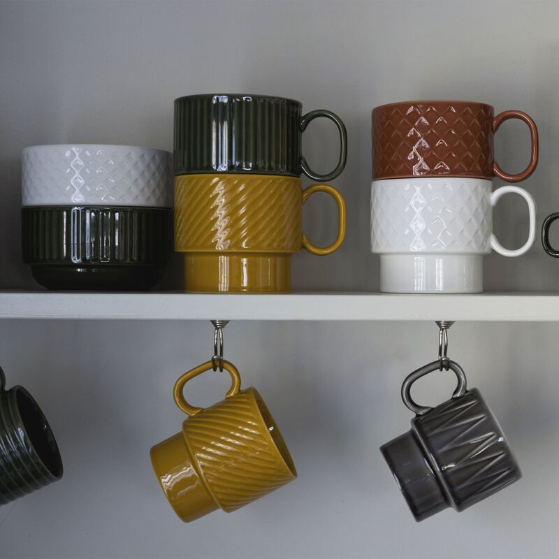 Coffee & More kaffekrus 2-pack, gul