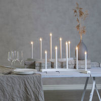 Accent Lysestake 5 lys, Hvit